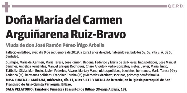 María del Carmen Arguiñarena Ruiz-Bravo