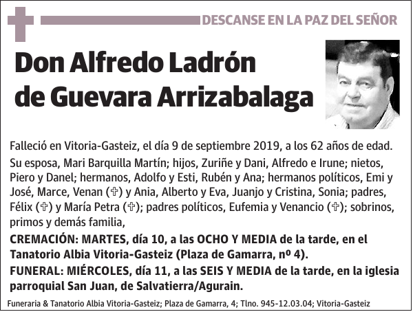 Alfredo Ladrón de Guevara Arrizabalaga