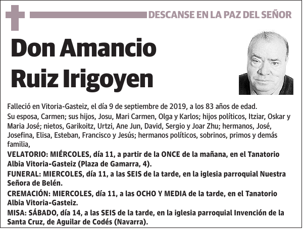 Amancio Ruiz Irigoyen