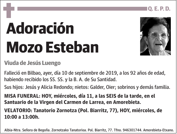 Adoración Mozo Esteban