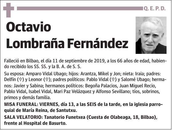 Octavio Lombraña Fernández