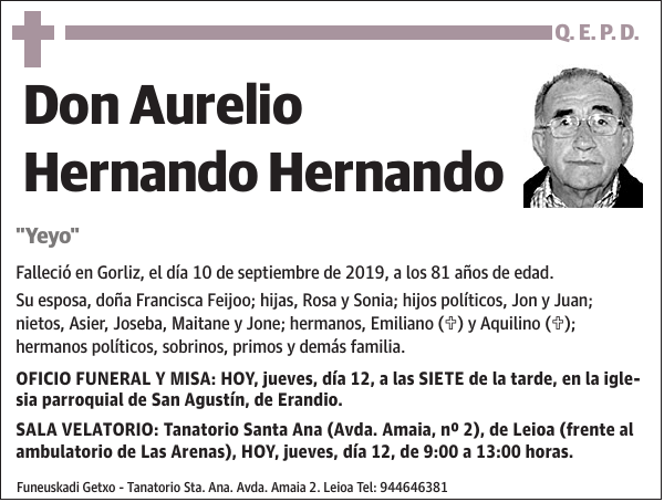 Aurelio Hernando Hernando