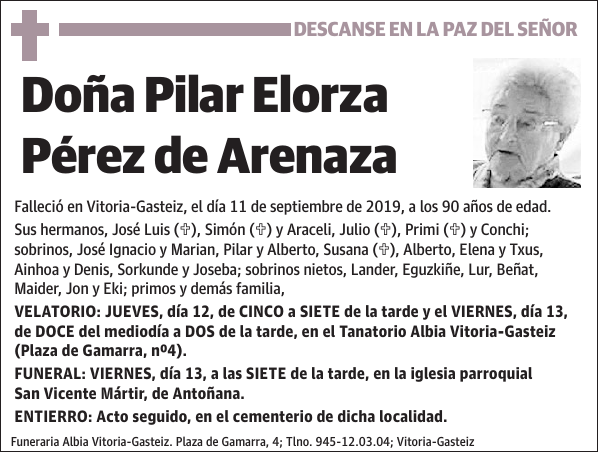 Pilar Elorza Pérez de Arenaza