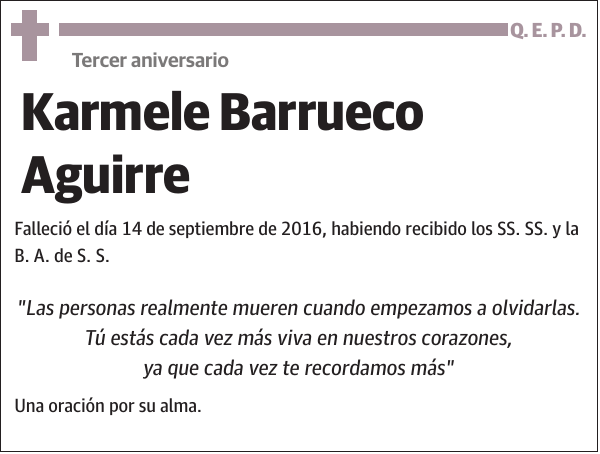 Karmele Barrueco Aguirre