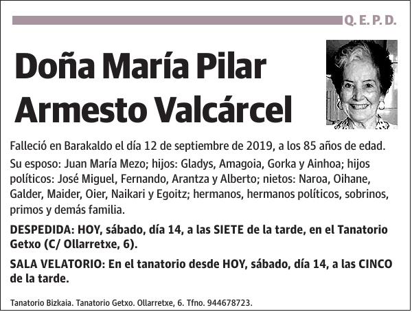 María Pilar Armesto Valcárcel