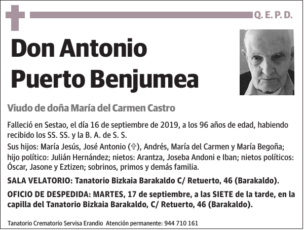 Antonio Puerto Benjumea