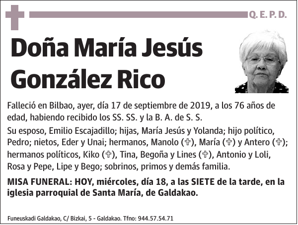 María Jesús González Rico