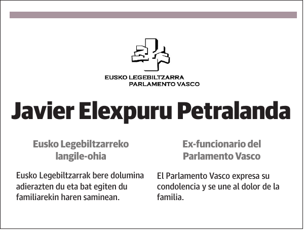 Javier Elexpuru Petralanda