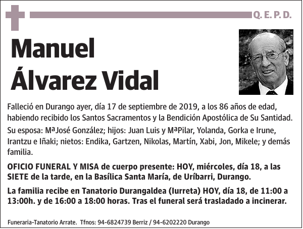 Manuel Álvarez Vidal