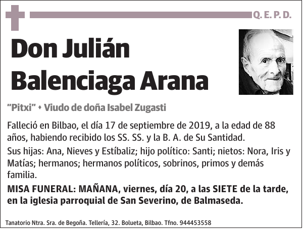 Julián Balenciaga Arana