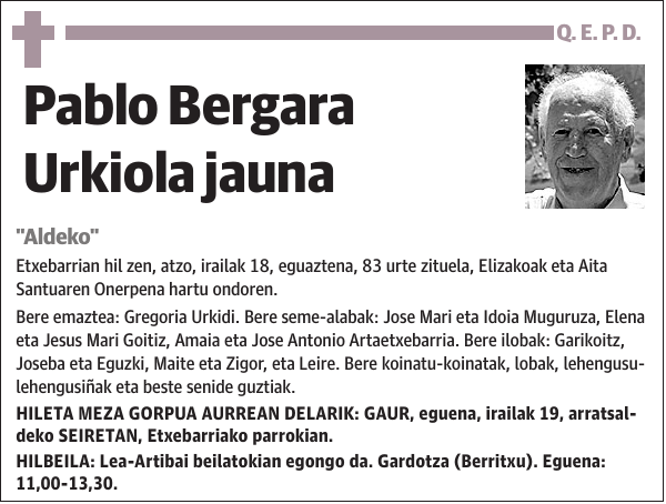 Pablo Bergara Urkiola