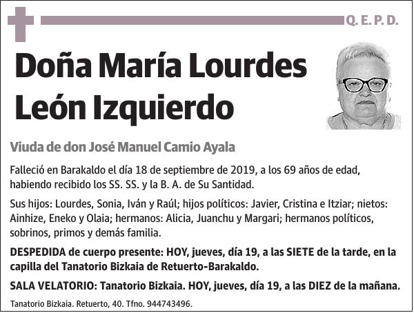 María Lourdes León Izquierdo