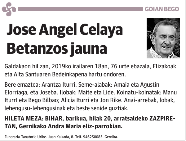 Jose Angel Celaya Betanzos