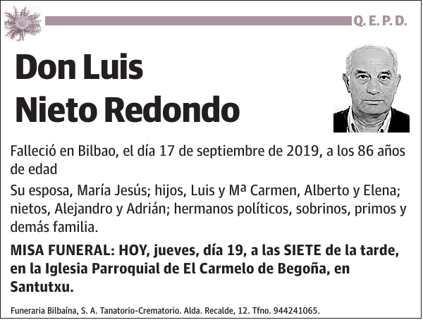 Luis Nieto Redondo