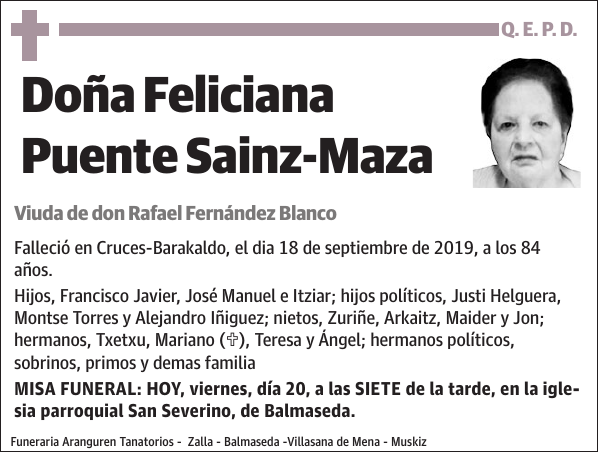 Feliciana Puente Sainz-Maza