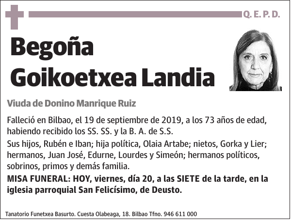 Begoña Goikoetxea Landia