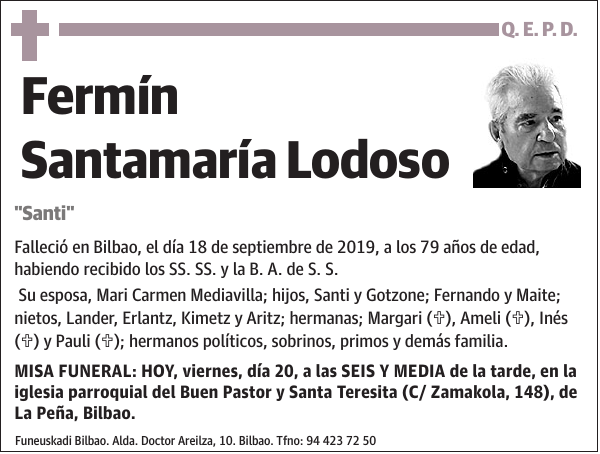 Fermín Santamaría Lodoso