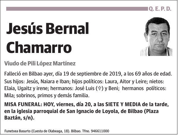 Jesús Bernal Chamarro