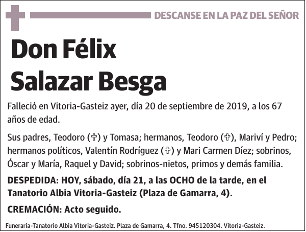 Félix Salazar Besga