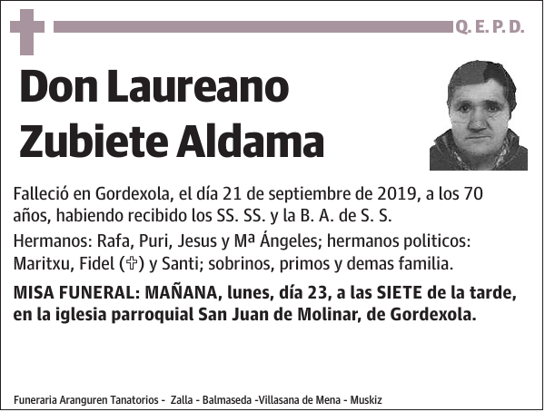 Laureano Zubiete Aldama