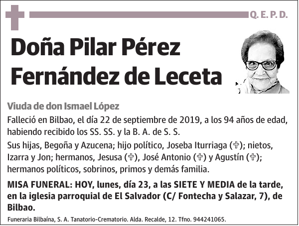 Pilar Pérez Fernández de Leceta