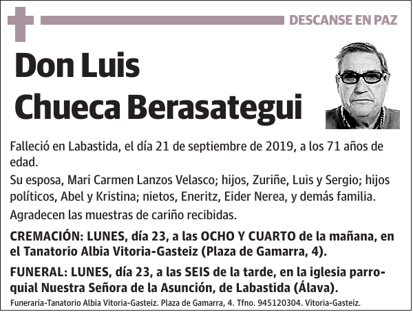 Luis Chueca Berasategui