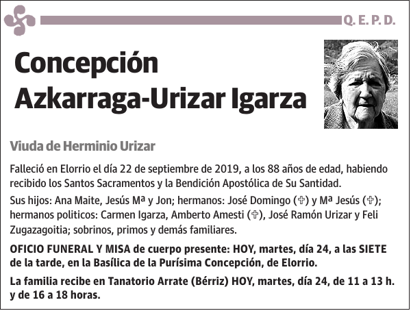 Concepción Azkarraga-Urizar Igarza