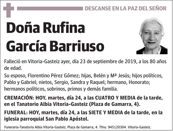 Rufina García Barriuso