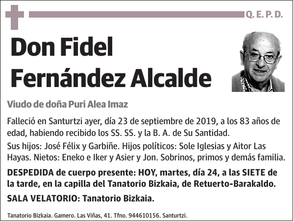 Fidel Fernández Alcalde
