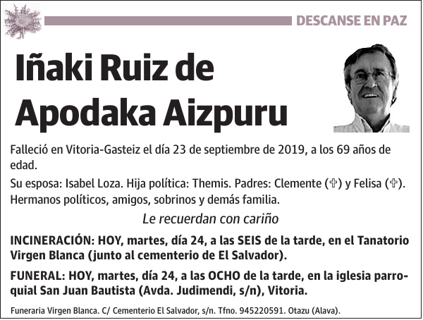 Iñaki Ruiz de Apodaka Aizpuru