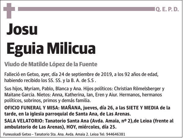 Josu Eguia Milicua