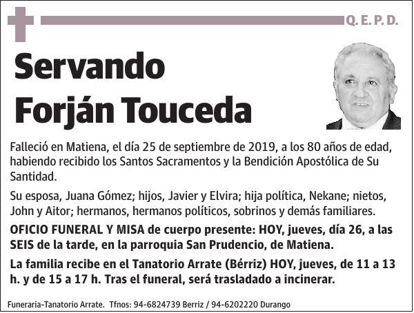 Servando Forján Touceda