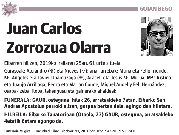 Juan Carlos Zorrozua Olarra