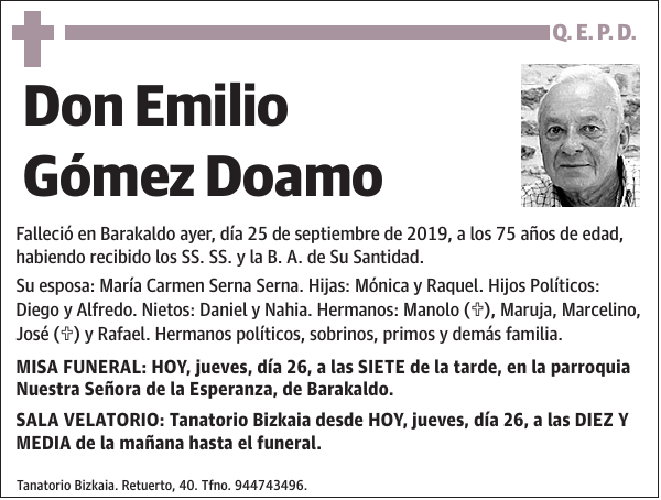 Emilio Gómez Doamo