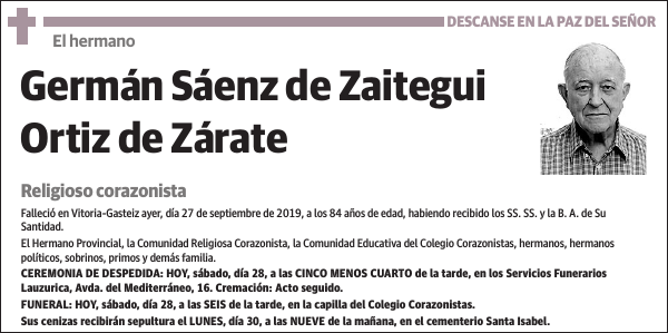 Germán Sáenz de Zaitegui Ortiz de Zárate