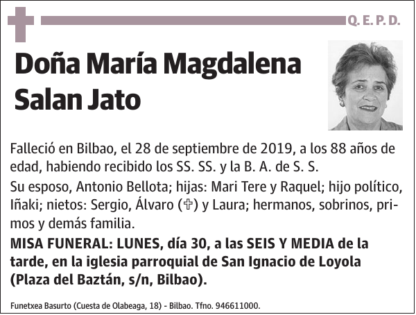 María Magdalena Salan Jato