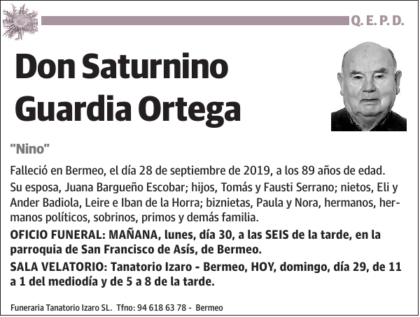 Saturnino Guardia Ortega