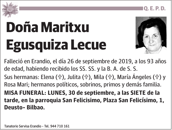 Maritxu Egusquiza Lecue