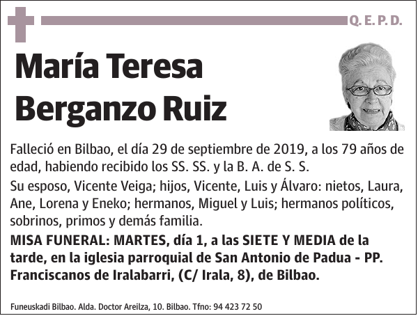 María Teresa Berganzo Ruiz