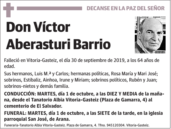 Víctor Aberasturi Barrio