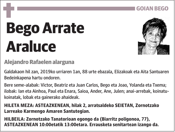 Bego Arrate Araluce