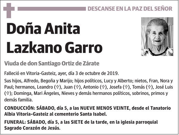 Anita Lazkano Garro