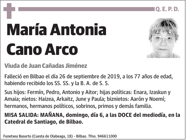 María Antonia Cano Arco