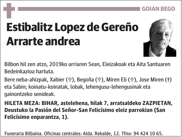 Estibalitz Lopez de Gereño Arrarte