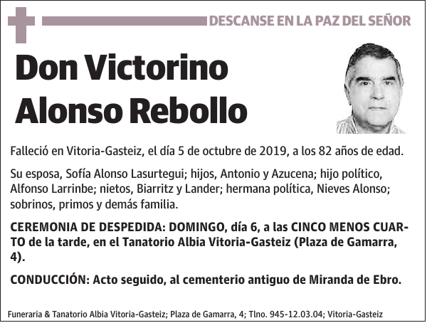 Victorino Alonso Rebollo