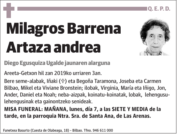 Milagros Barrena Artaza