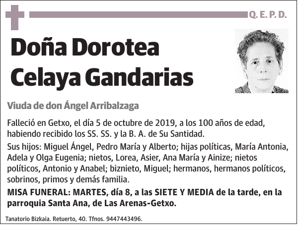 Dorotea Celaya Gandarias