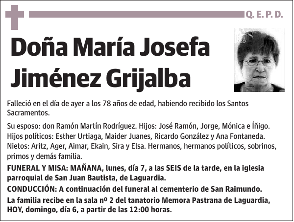 María Josefa Jiménez Grijalba