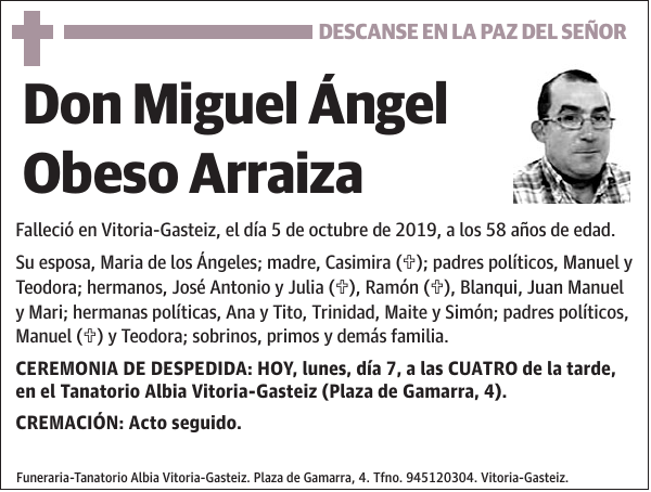 Miguel Ángel Obeso Arraiza