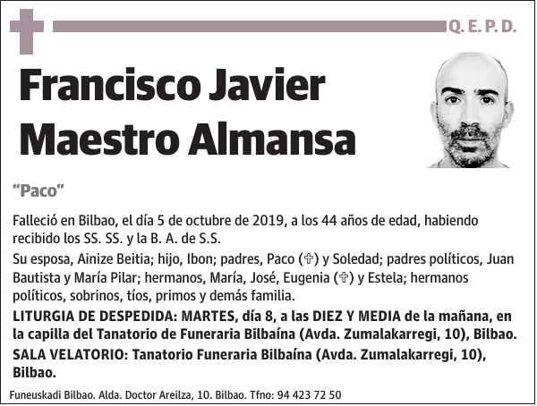 Francisco Javier Maestro Almansa